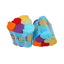 Bright Bots Terry Towelling Nappy Squares Unisex Combo (Newborn, Red, Pa... - $48.00