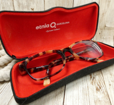 Etnia Barcelona Tortoise Eyeglasses FRAMES w/Case Arnhem 15 Lebe 54-17-1... - £45.46 GBP