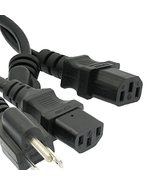 DIGITMON 2-Pack Value 5FT 3 Prong AC Power Cord Cable Plug for HP LD4210... - £10.46 GBP