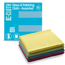 E-Cloth Assorted Colors Glass and Polishing Cloths 4 Pack - £25.53 GBP