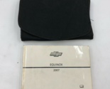 2007 Chevrolet Equinox Owners Manual Handbook with Case OEM K02B36009 - $35.99