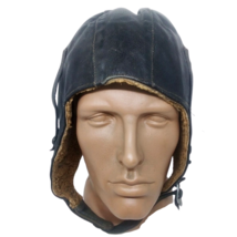 Original Pilot Leather Winter Helmet Soviet Russian Air Force Mig USSR S... - £44.77 GBP