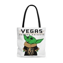 Baby Yoda Las Vegas Golden Knights Tote Bag-Beach Bag-Sports Teams Bag-Gift - £18.57 GBP