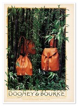 Dooney &amp; Bourke All-Weather Leather Collection Vintage 1992 Print Magazi... - $9.70