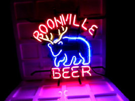 Boonville Deer Beer Neon Sign 16&quot;x14&quot; - £111.11 GBP