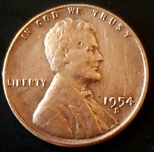 1954 - S - Lincoln Wheat Cent Penny - DDO/DDR - £7.91 GBP