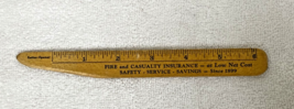 Vintage Minnesota Fire Casualty Insurance Advertising Ruler Letter Opener - $16.34