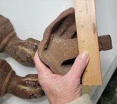 VTG Cast Iron Claw Feet Lot of 3 image 8