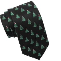NORDSTROM Holiday Christmas Tree Tie, Holiday Wear, One Size,  Green Red... - £28.81 GBP