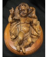 Vintage Hand Carved Wood Baby Infant Jesus Nativity Set Carving Sculptur... - $151.67 CAD