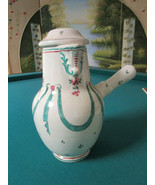SCEAUX FRANCE FAIENCE ANTIQUE 1770s COFFEE POT WITH HANDLE STICK ORIGINAL - $633.67 CAD