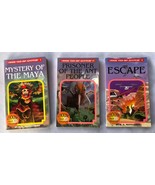 Lot of 3 Choose Your Own Adventure Books - Escape, Mystery Maya, Ant People - £12.55 GBP
