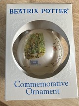 Beatrix Potter Schmid Keepsake 1993 Peter Rabbit Glass Ball Christmas Ornament - £28.51 GBP