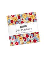5&quot; Charm Pack - 30s Playtime 2025 Moda Fabrics Cotton Fabric Precuts M51... - $21.08 CAD