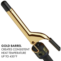 &quot; Pro Signature Gold Curling Iron - Create Perfect Curls with 3/4&quot; Barre... - £40.36 GBP