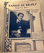 Tango Of Roses Tango delle Rosas Sheet Music 1932 Carmen Cavallaro Spani... - $11.88