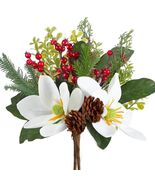 Hotop Christmas Floral Picks 16in Magnolia Pine Berry Branches 4 Pcs - €13,00 EUR Hotop Christmas Floral Picks 16in Magnolia Pine Berry Branches 4 Pcs - €13,00 EUR
