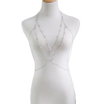 1 pc Fashion  Bikini Crossover Waist Belly Harness Body Jewelry Necklace fine je - £10.95 GBP