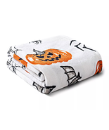 NEW Halloween Jack O Lantern Pumpkin Spider Bat Fleece Throw Blanket 50 ... - $201.95 MXN