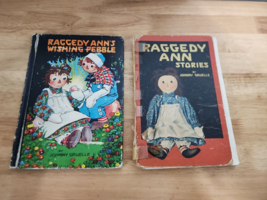 1918 Raggedy Ann Stories - Wishing Pebble Johnny Gruelle - 55th Printing -2 Lot - $29.46