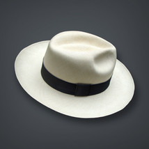 Genuine Panama Hat Montecristi Clásico Superfino Men Woman Straw Fedora - £315.07 GBP