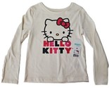 365 Kids From Garanimals Girls Long Sleeve Shirt Ivory Color “Hello Kitt... - £7.90 GBP