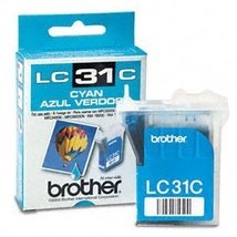Genuine NEW Brother LC31C Cyan Ink Cartridge - $6.00