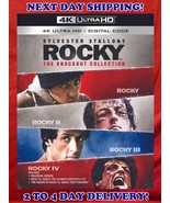 ROCKY: THE KNOCKOUT COLLECTION (4K UHD) SLIPBOX New! SEALED! Next Day Sh... - $38.88