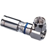 IDEAL 92-691 RG6 &amp; RG6 InSITE RTQ Plenum Right-Angle F-Connector, 5 pk - $68.59 CAD