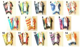 CG20 Tie Dye Cardigan Duster Kaftan Batwing Plus Open Jacket Cover up -u... - $24.90