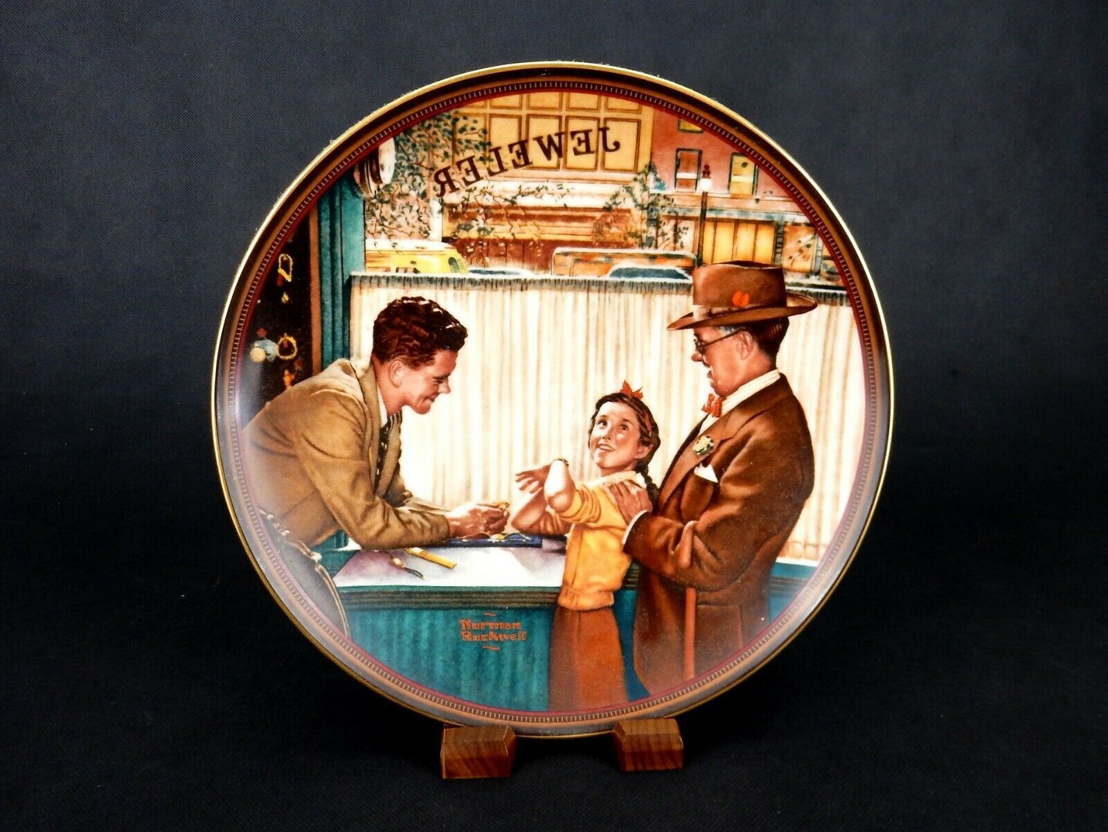 Primary image for Vintage Collector Plate, "A Time To Keep" Rockwell's The Ones We Love, #PLT56B