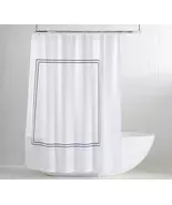 Pottery Barn Pearl Embroidered Twilight Organic Shower Curtain - $70.00
