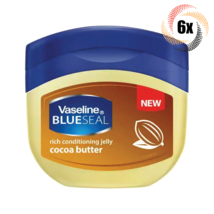 6x Jars Vaseline Blue Seal Cocoa Butter Conditioning Petroleum Jelly | 8.5oz | - £28.73 GBP