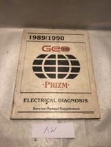 1989/1990 Geo Prizm Electrical Diagnosis Service Manual Supplement - $4.95