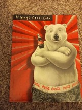 1997 COCA-COLA  Polar Bear Showing Underwear 2 Pocket  folder - £3.17 GBP