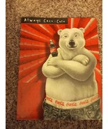 1997 COCA-COLA  Polar Bear Showing Underwear 2 Pocket  folder - $4.50