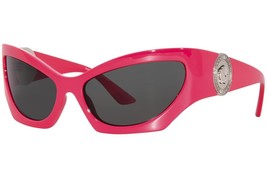 Versace Sunglasses VE4450 541787 60mm Pink / Dark Grey Lens - $2,238.17 MXN