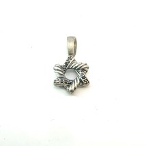 David Yurman Black Diamond Star of David Pendant Sterling Silver Estate ... - €245,78 EUR