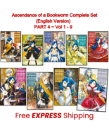 Ascendance of a Bookworm Part 4 (Volume 1-9) Complete Set English Light ... - €159,90 EUR