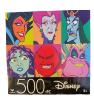 Cardinal 500 Pc Jigsaw Puzzle - New - Disney Villians - $12.99