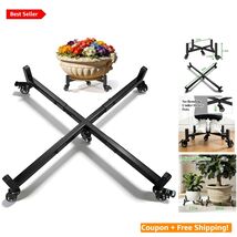 Eco-Friendly Adjustable Plant Stand Dolly - Moves 22" to 30" Planters wi... - $67.27