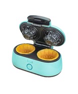 Brentwood Double 3.5 Inch Waffle Bowl Maker in Blue - $110.25 CAD