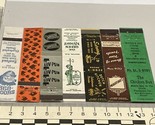 Lot Of 7 Midgit Matchbook Covers Miscellaneous Matchbook Covers gmg - £19.44 GBP