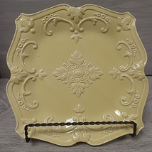 Fancy Scroll by Jane Adams Sweet Olive Designs Salad Plate 8&quot; Yellow NEV... - £7.66 GBP