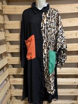NEW Good Times USA Los Angeles Animal Print Dress Plus Size 1X 2X KG - $19.79