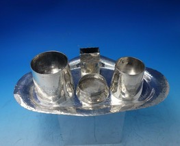 Arts and Crafts by Shiebler Sterling Silver Smoking Set 4pc #117B (#5902) - £1,426.41 GBP