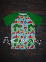 NEW Boutique Eric Carle the Very Hungry Caterpillar Short Sleeve Shirt - £10.38 GBP