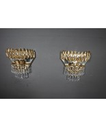 Vintage rare Gilded Brass Egyptian pair of Appliques Sconces original cr... - €153,93 EUR