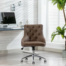 Mid-Back Modern Fabric Computer Chair Swivel Height Adjustable - £160.10 GBP