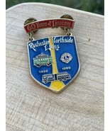 Lions Club Lapel Pin 60 Years of Lionism Rochester Northside 1930 1990 - £18.25 GBP